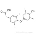 Acido benzenacetico, 4- (4-idrossi-3,5-diiodofenossi) -3,5-diiodo CAS 67-30-1